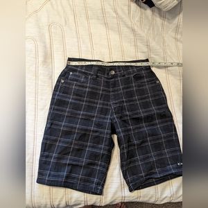 Oakley men's plaid shorts